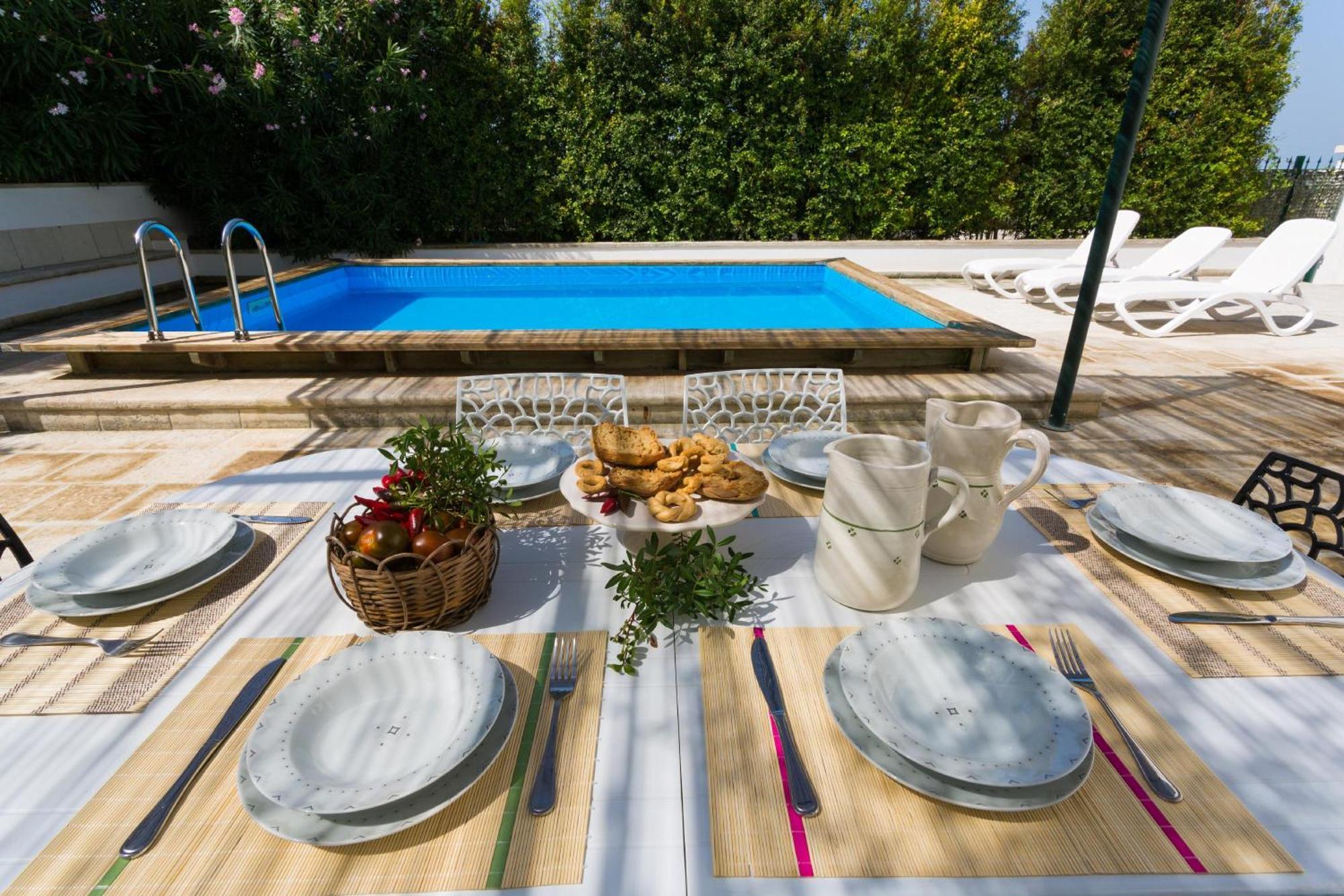 Country Pool House Villa Casarano Exterior foto